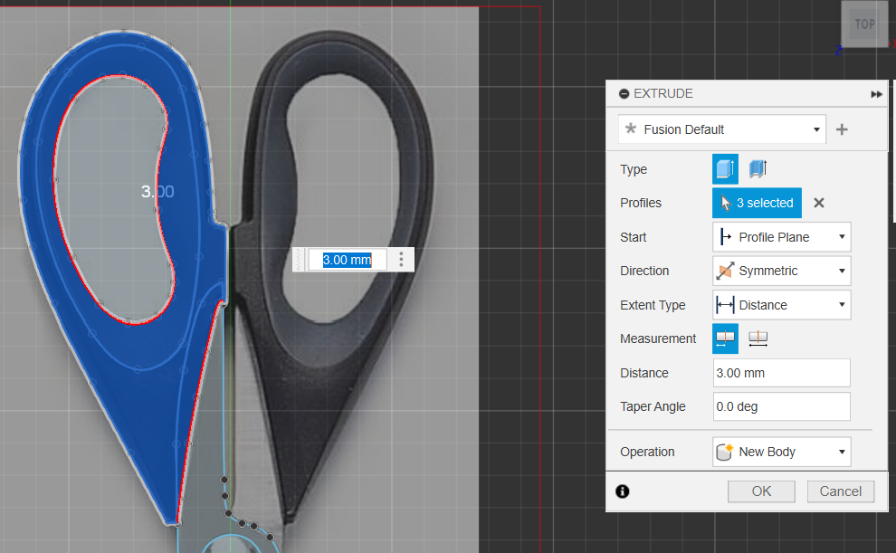FUSION 360 - NEW FUNCTIONS - SCISSORS - vol. 5/6