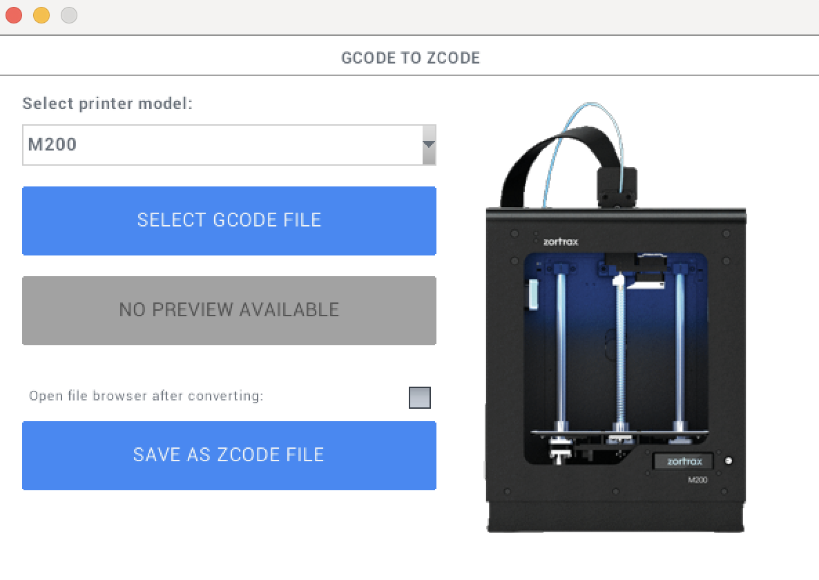 Jak uruchomić G-code > Z-code converter [g2z] na urządzeniach Mac z procesorami Apple Silicon [ARM]
